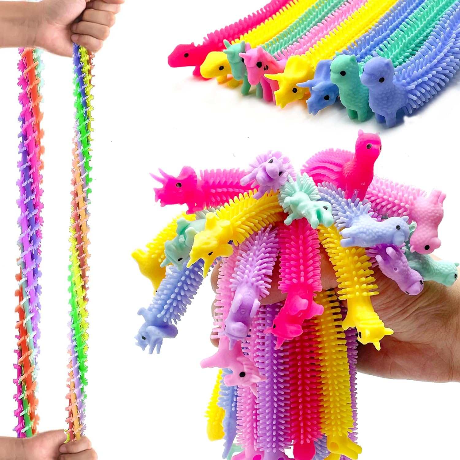 YZXODN Stretchy Strings Fidget Toys - 30 Pack Sensory Stress Relief for Kids & Adults | Perfect for Parties & Gifts