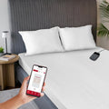 Sunbeam Polyester Wi-Fi Connected Mattress Pad, Electric Blanket, 10 Heat Settings, Full Size