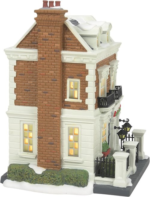 Department 56 Dickens Village Mary Poppins 17 Cherry Tree Lane Lit Building - 8 Inch, Multicolor