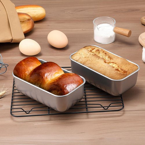LIANYU 24 Pack 6.3 x 3.5 Inch Mini Loaf Pans for Baking Bread, Stainless Steel Small Bread Loaf Pan Mold for Homemade Meatloaf, Metal Tin Loaf Pan Perfect for Banana Sourdough, Dishwasher Safe