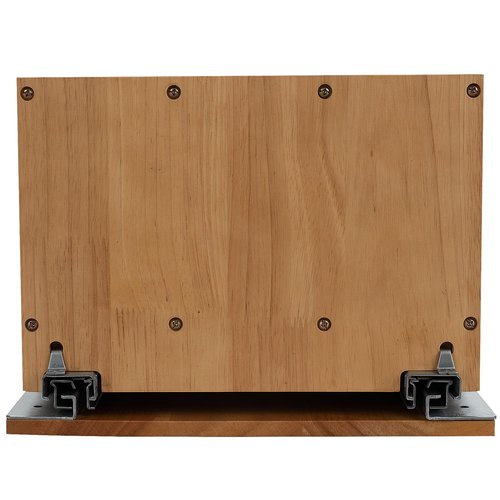 DINDON Pull Out Cabinet Organizer for Pans, Cookie Sheet, Bakeware, Cutting Board, Slide Out Kitchen Cabinet Storage Organizer Rack, 10.5''W X 21"D X 7.5"H, Wood