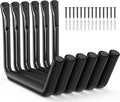 Niffgaff Heavy Duty Garage Storage Hooks - 120 LB Capacity Wall-Mounted Rack for Kayaks, Ladders & Bikes