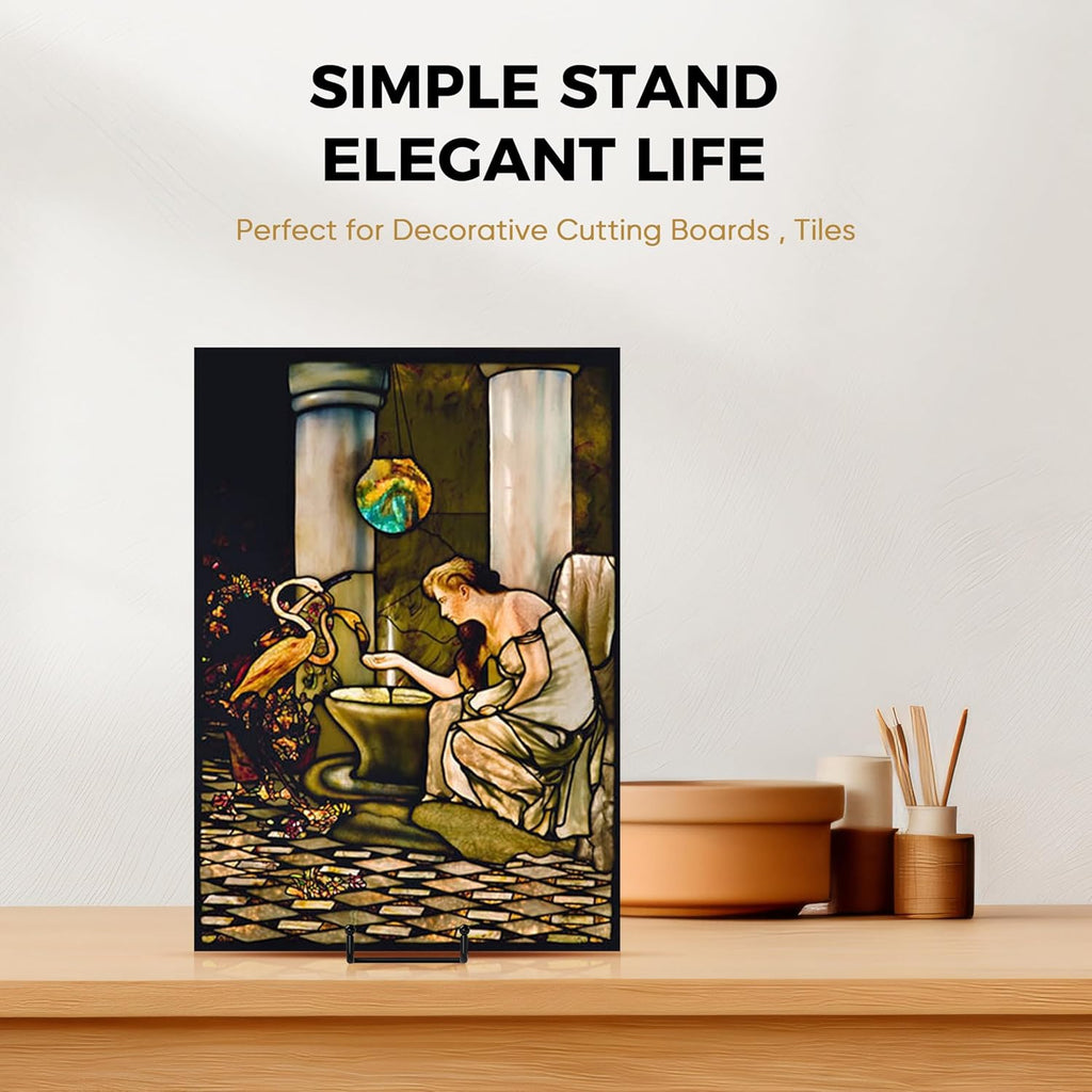 TR-LIFE 14 Inch Heavy Duty Plate Stand - Metal Display Easel for Large Plates & Picture Frames (2 Pack)