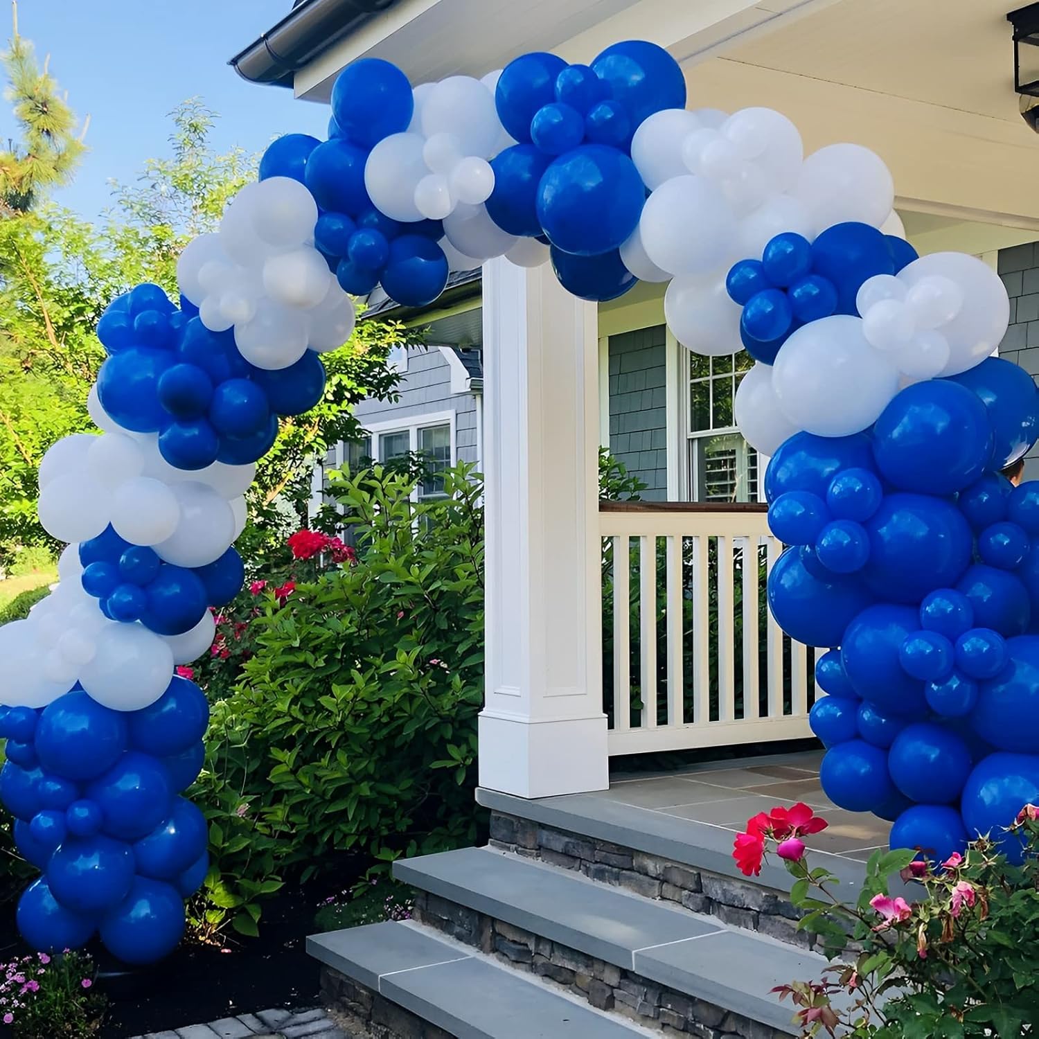 Voircoloria 105pcs Royal Blue Balloons - 12 Inch Party Balloons for Birthdays & Celebrations