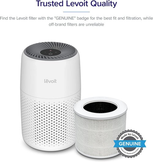 Levoit Air Purifier Replacement Filters - 3-In-1 Activated Carbon, 2 Pack & 1 Pack Options