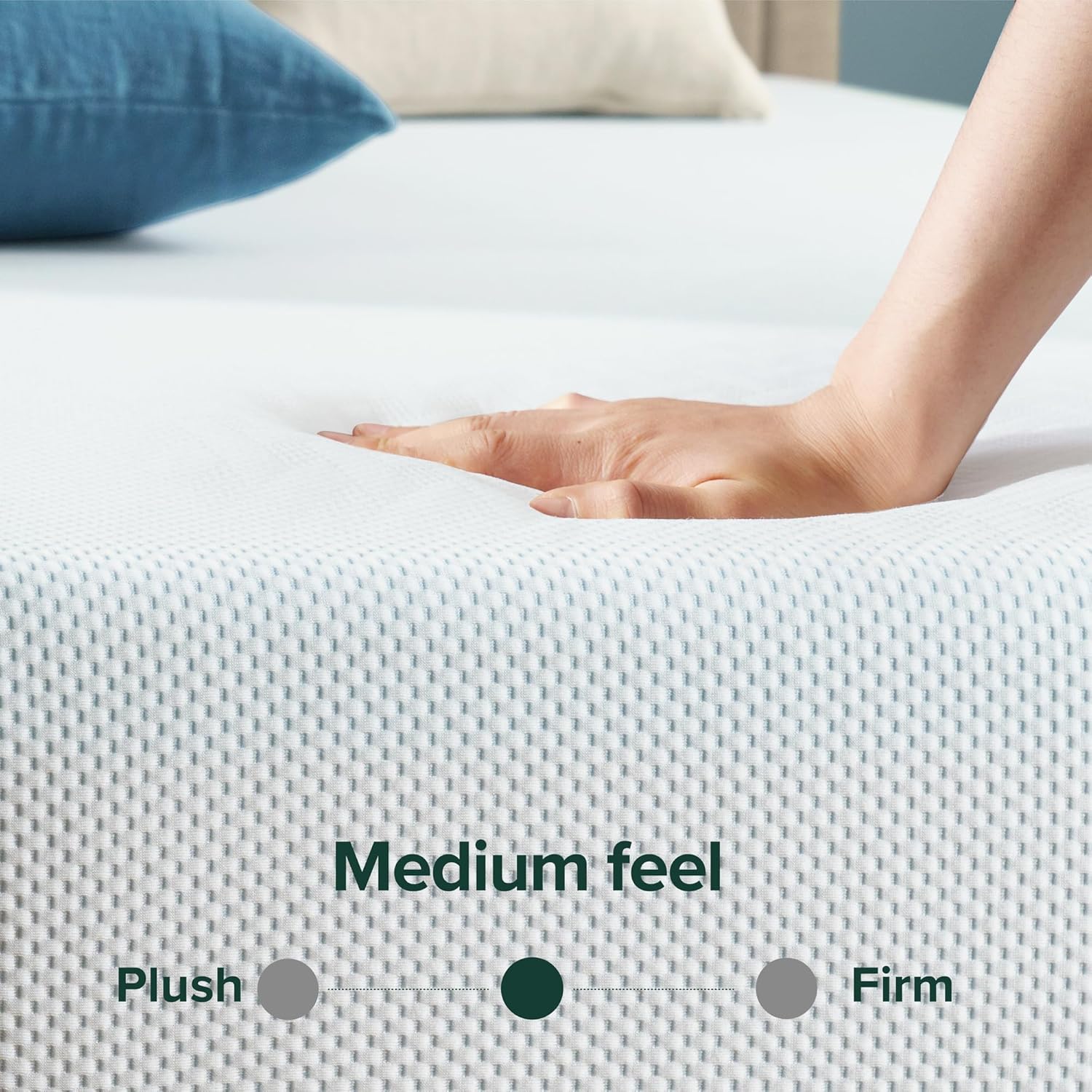 Zinus 8 Inch Green Tea Memory Foam Mattress - Twin Size, Cooling Gel, Medium Firm, Fiberglass Free