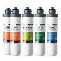 iSpring F5DS 1-Year Replacement Supply Filter Cartridge Pack Set for DS4B & DS4S