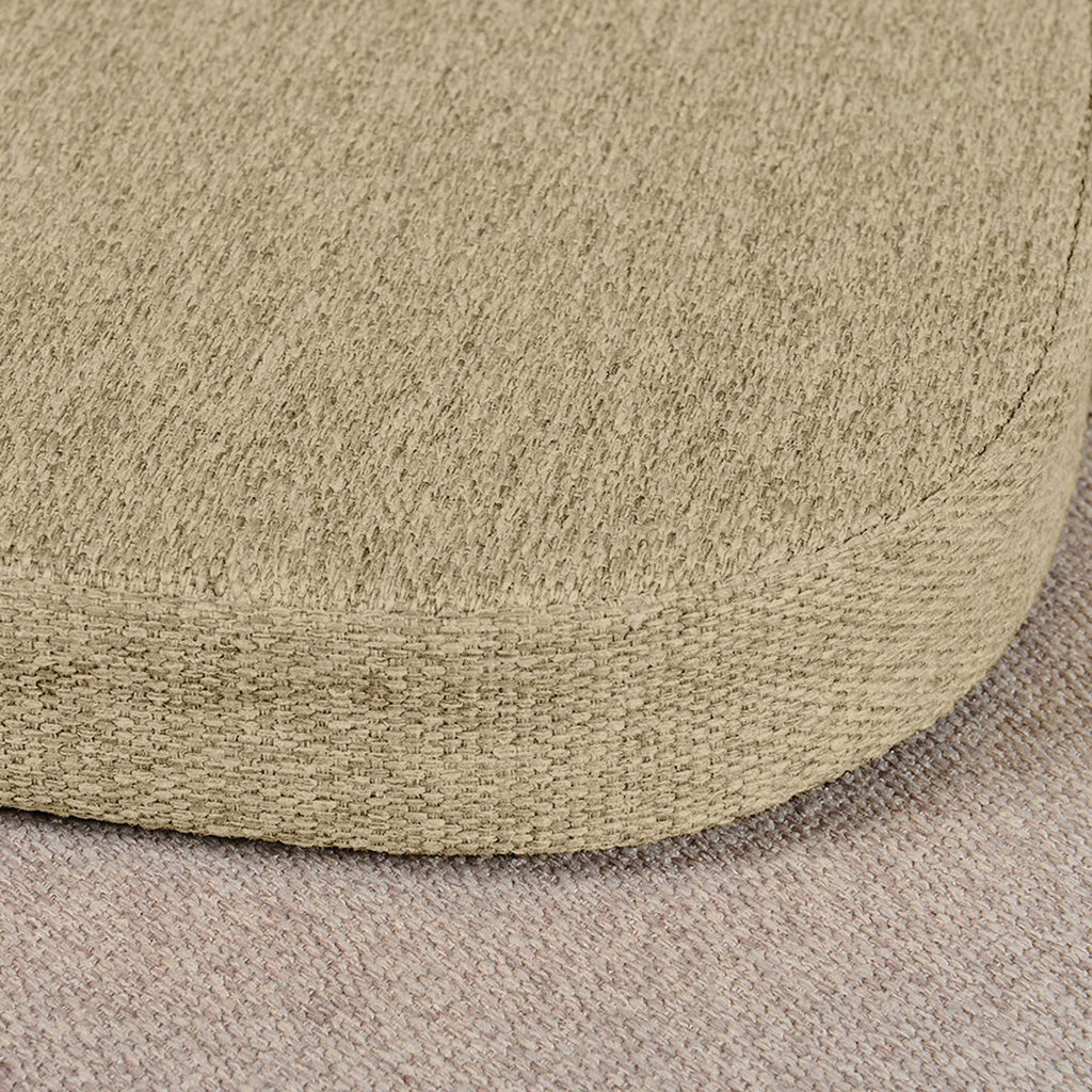 Shinnwa Dining Chair Cushions, Non Slip Seat Cushions for Kitchen Chairs with Ties, 15 x 15.5 inches, Natural Linen