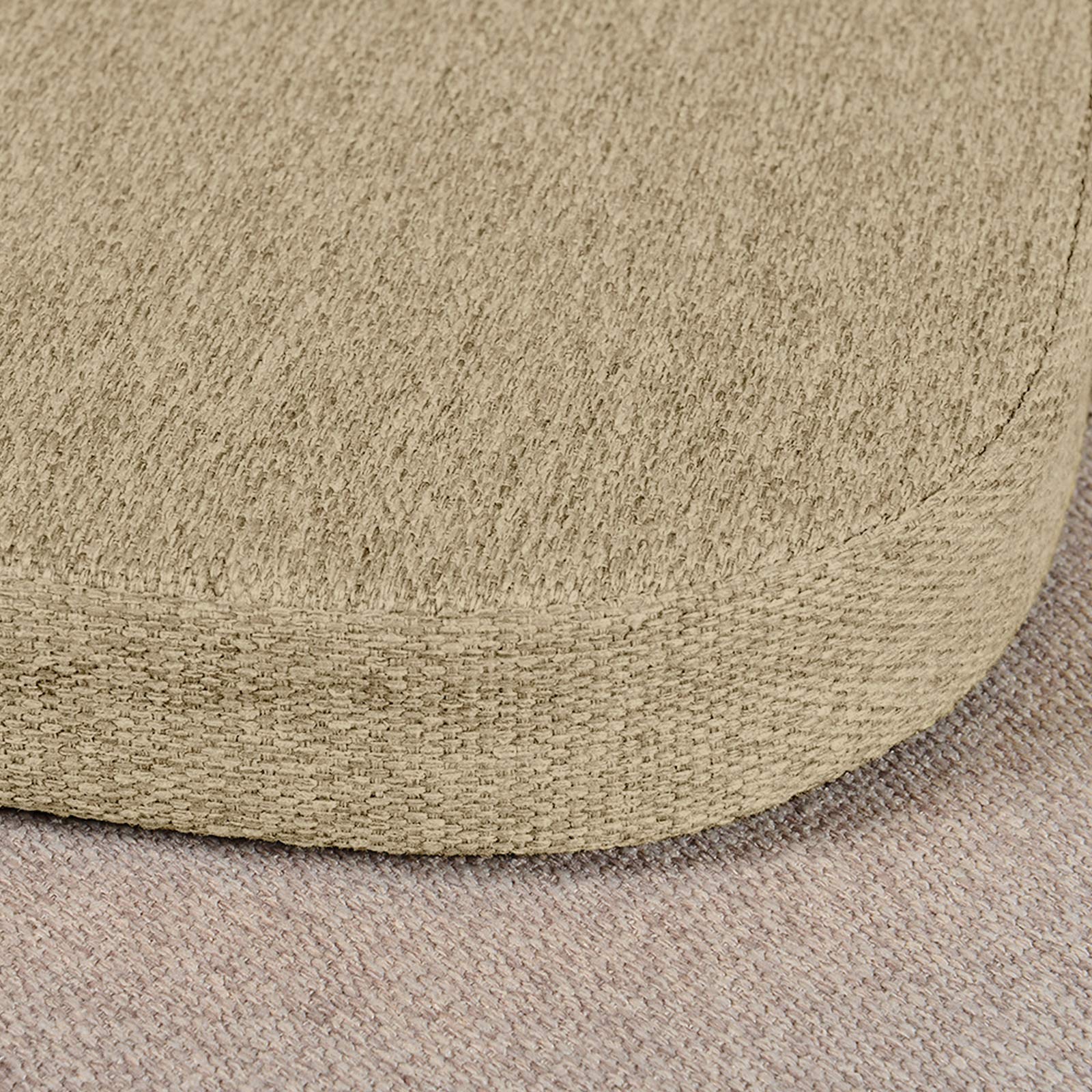 Shinnwa Dining Chair Cushions, Non Slip Seat Cushions for Kitchen Chairs with Ties, 15 x 15.5 inches, Natural Linen