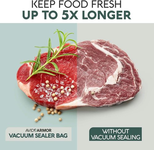 Avid Armor Vacuum Sealer Bags - Non-BPA Food Storage & Sous Vide | Combo Pack of 150 Bags in Pint, Quart & Gallon Sizes
