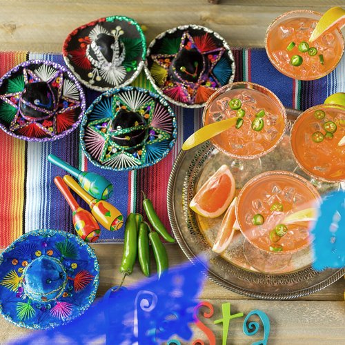 Tegeme 12 Pcs Mexican Table Runners 14 x 84 Inch Mexican Serape Table Runner Blanket Fringe Cotton Rainbow Fiesta Party Decoration for Cinco De Mayo Wedding Sarapes Mexicanos Boho (Elegant Style)