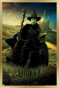 Wicked - Elphaba One Sheet Wall Poster, 22.4L" x 14.7W", Gold Framed Version