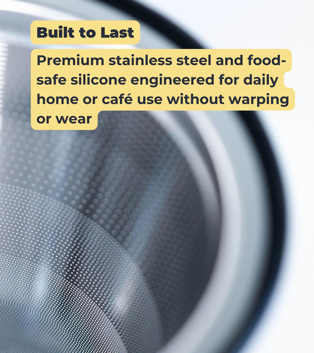 Quell Reusable #4 Coffee Filter Designed for Breville Precision Pro Coffee Maker: Stainless Steel Alternative for Sustainable Brewing