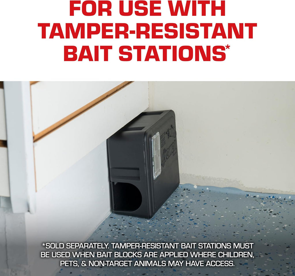Tomcat Bromethalin Bait Chunx Pail - Effective Rat & Mouse Control for Professionals | 4.25 lbs