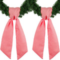 Red Striped Wreath Ribbon Set by [Brand Name] - 2 Pack, 5.12" Wide x 54.33" Each for Baby Boy Shower Decor