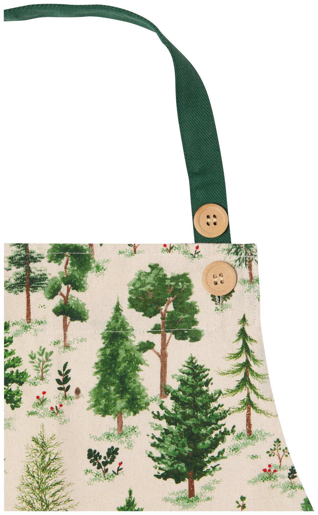 Now Designs Spruce Woodland Cotton Kitchen Apron, W28 x L32in