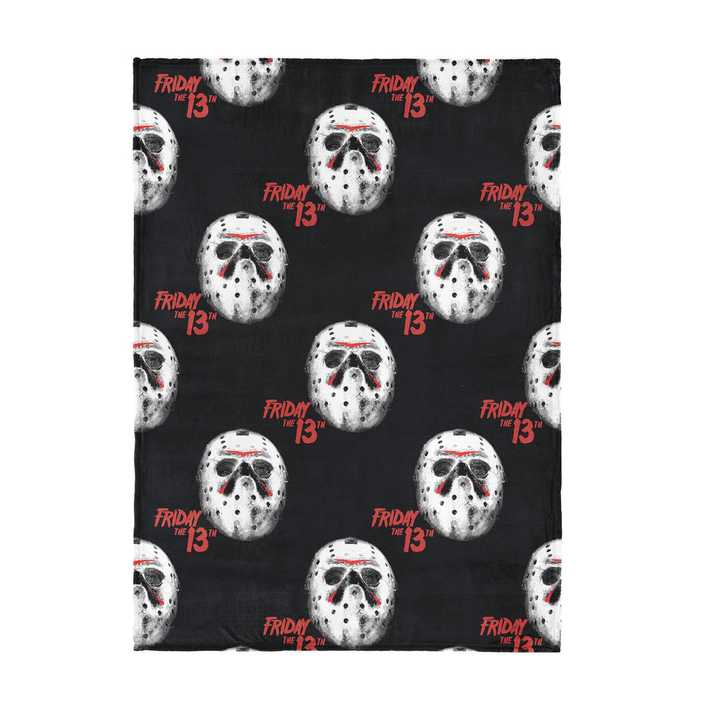 Warner Brothers Friday 13th Bloody Hands Halloween Silk Touch Throw Blanket for Bed and Couch, Cozy, Soft & Lightweight, Spooky Blankets, 50x70 inches