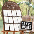 STOFINITY Wedding Seating Chart Board Display For Wedding Reception Decor - Rustic Seating Chart For Reception Display, Wood Find Your Seat Sign Ideas