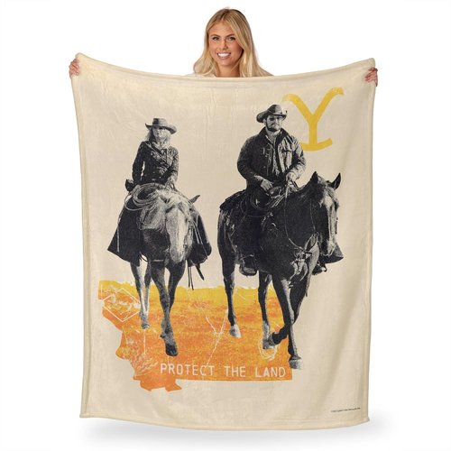 Northwest Yellowstone Silk Touch Throw Blanket, 50" x 60", Horseback