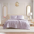 Betsey Johnson - Queen Comforter Set, Lightweight & Soft Plush Bedding with for Year Round Comfort, 3 Piece Bed Set with Matching Pillowcases (Butterfly Embossed Purple)