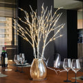 Birchlitland Lighted Birch Branch with Fairy Lights 32IN 150 LED Plug in, Artificial White Willow Branch with Timer for Christmas Holiday Wedding Party