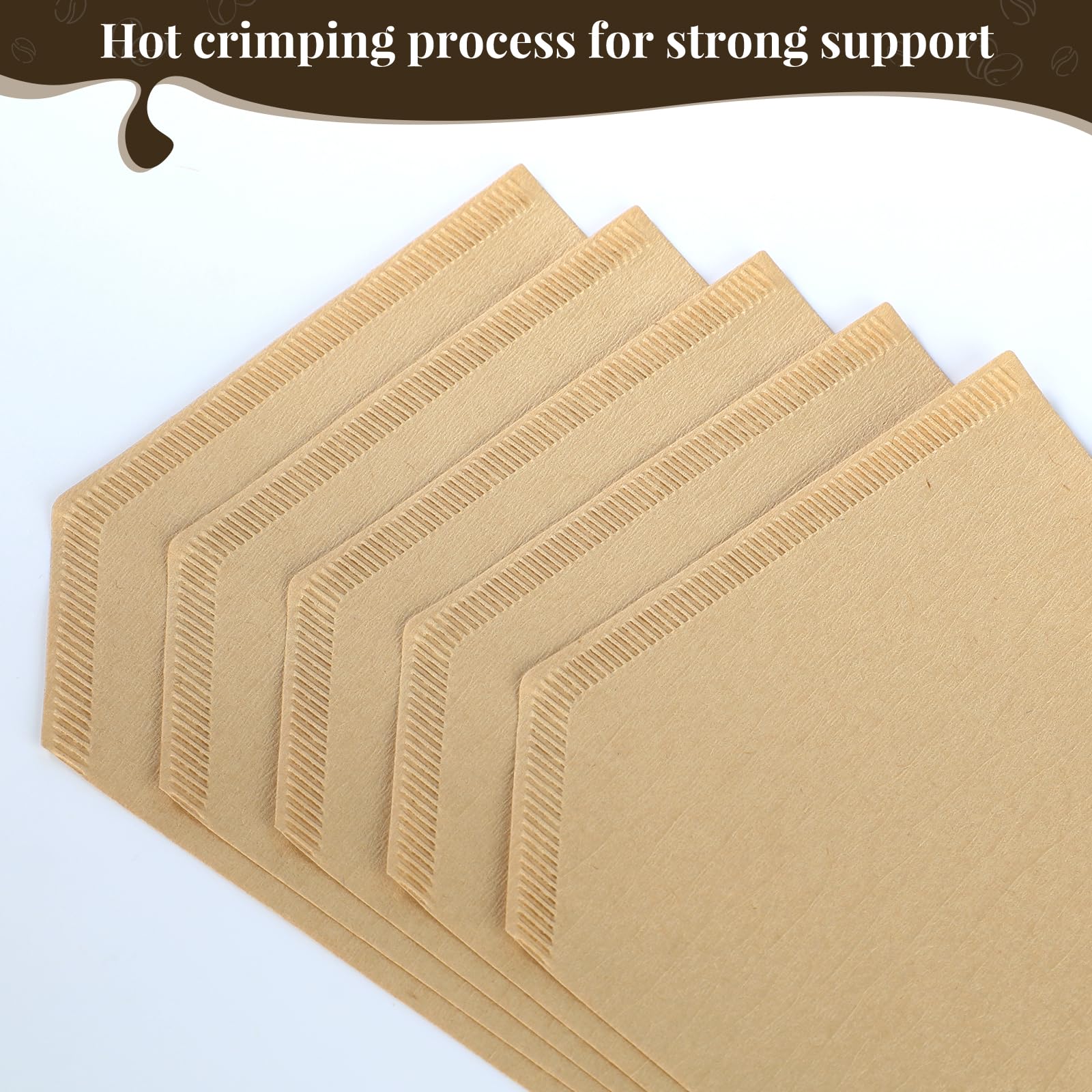 #4 Cone Coffee Filter 8-12 Cup, 200 Count Unbleached Natural Coffee Filters 4 Cone Paper for Ninja DualBrew Pro Ninja Coffee Bar Brewer