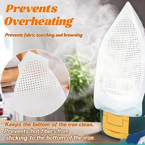 SHENSENCHAO 2025 Universal Iron Protective Cover, Used as an Iron Clothing Protector for Ironing - Preventing Burns to Clothes, Easy to Clean and Install (2 Pieces)