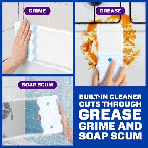 Mr. Clean Magic Eraser - Ultra Foamy All-Purpose Cleaner Sponge - 5 Count for Kitchen & Bathroom
