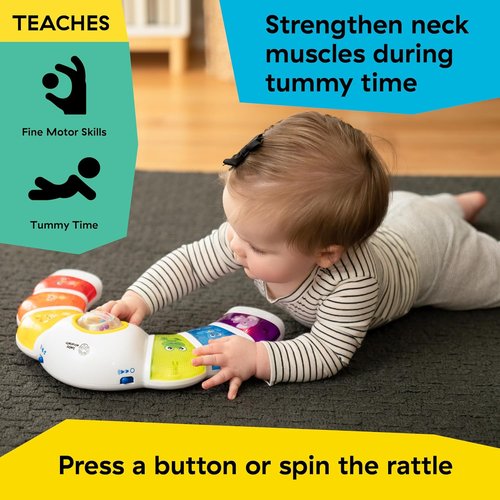Baby Einstein Glow & Discover Light Bar - Musical Activity Station for Infants 3 Months+
