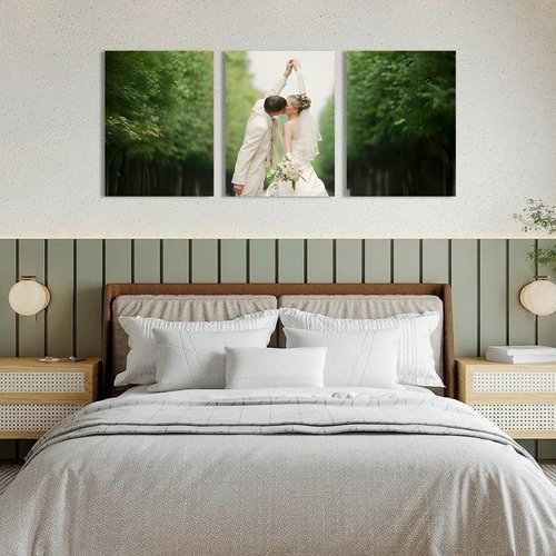 Canvas Prints | Custom Triptych Poster - Unframed 12x16 Set of 3 - Turn Your Photos Into Stunning Wall Art
