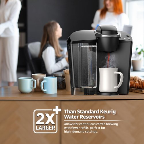 Gevoli XL Replacement Water Reservoir for Keurig K-Classic Coffee Maker [!Check Image 2 for Compatibility!] Extra Large 114 Ounce Tank for K50 / K55 Single Serve K-Cup Machines (11-19 Cups)