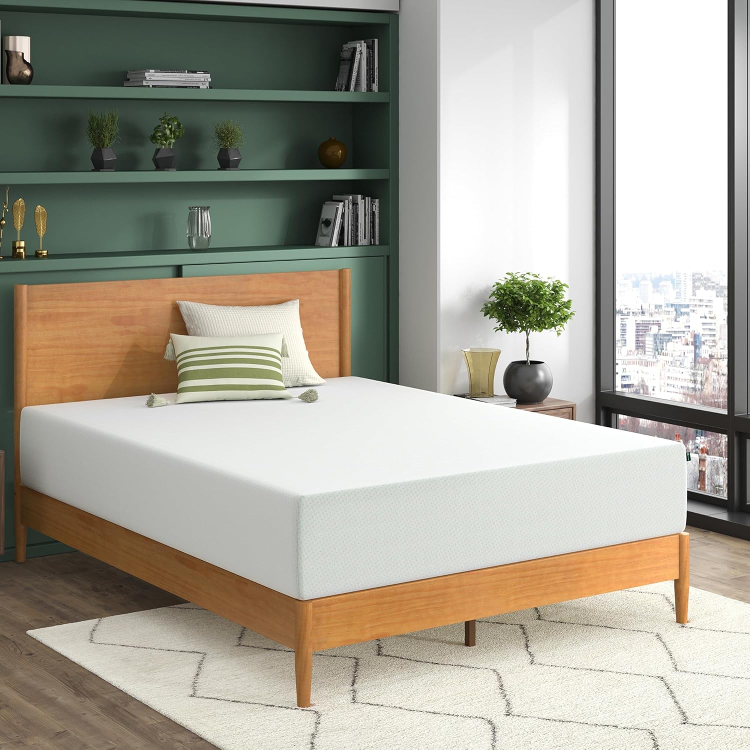 ZINUS Memory Foam King Mattress - 12 Inch Green Tea Infused Comfort for Restful Sleep