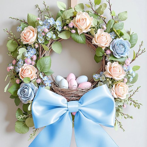 Babenest Satin Chair Sashes - Upgraded 30 Pcs Chair Ribbons & Bows for Weddings & Events | Baby Blue
