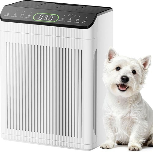 Air Purifiers | ET066 by [Brand Name] - Large Room Coverage Up to 2200 Sq.Ft - PM2.5 Display & Sleep Mode - White