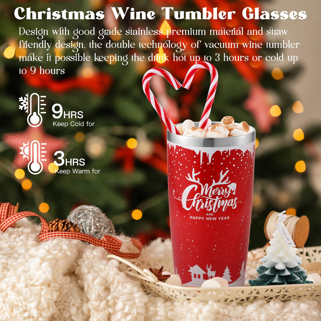 Christmas Gifts for Women, Unique Holiday Gift Sets for Women, Her, Mom, Wife, Girlfriend, Sister, Coworkers Boss, Teacher, Nurse, Neighbor, Xmas Tumbler Gifts Basket for Who Have Everything