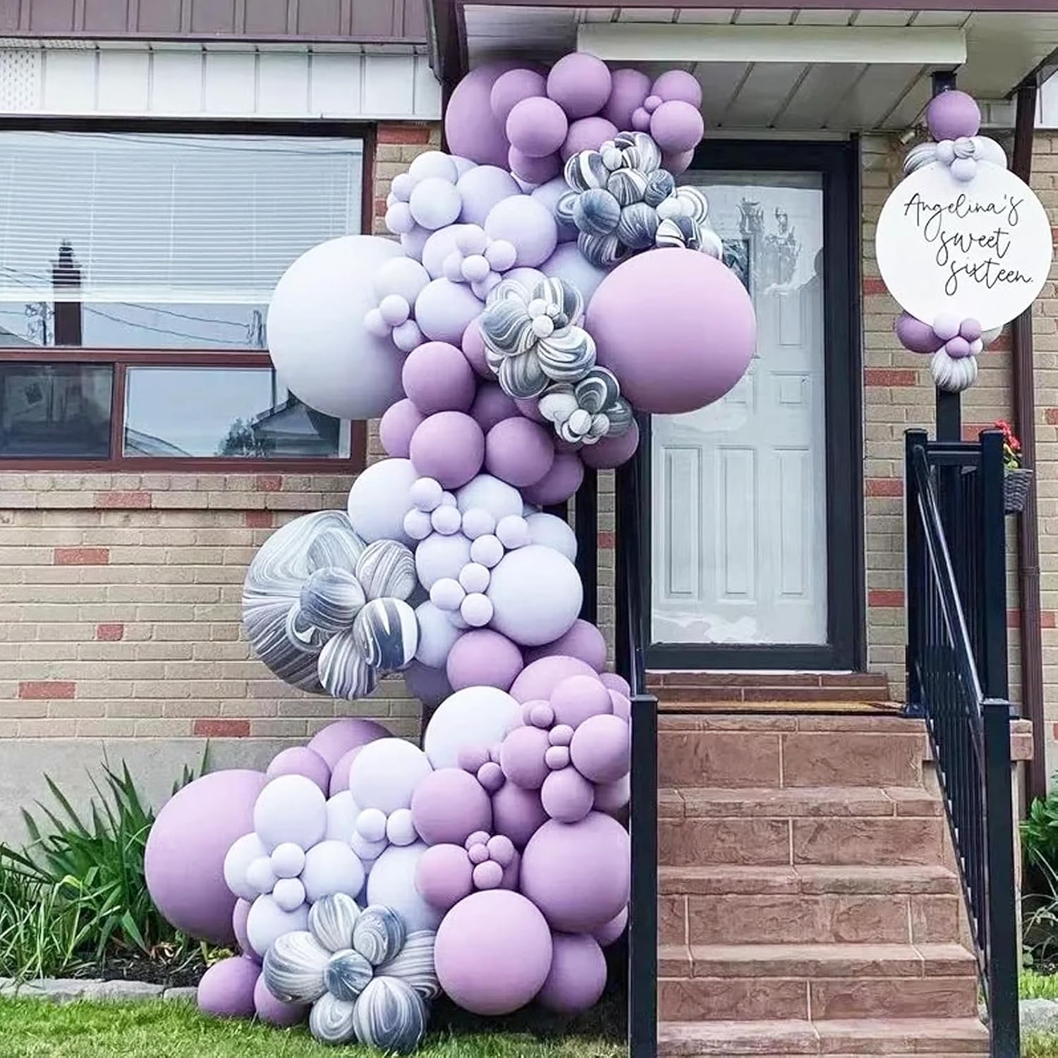 Voircoloria 105pcs Pastel Purple Balloons - 12 Inch Latex Party Balloons for Birthdays & Celebrations