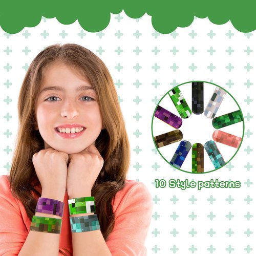 BLZYTOY 20Pcs Birthday Party Supplies,Slap Wristband Set,Best for Fill Up the Goodie Bags