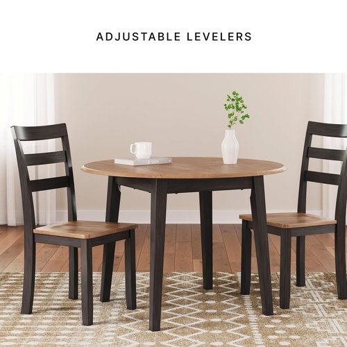 Signature Design by Ashley Gesthaven Solid Wood Frame Dining Chair, Set of 2, Natural/Brown