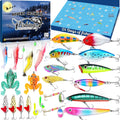 Skiennix Fishing Advent Calendar 2025 - 24 Days of Fishing Lures for Men & Teens | Perfect Christmas Countdown