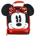 Bioworld Minnie Mouse Lunch Box Minnie3D Metallic Design Dual Compartment Insulated Lunch Bag Tote 10"
