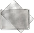 Nordic Ware Nonstick Big Sheet Baking Pan - Oven Safe Aluminum | 2-Piece Set