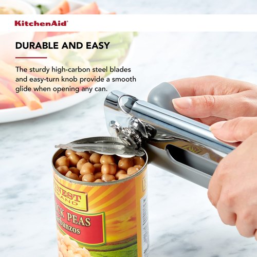 KitchenAid No Mess Multi Function Can Opener, One size, Gray