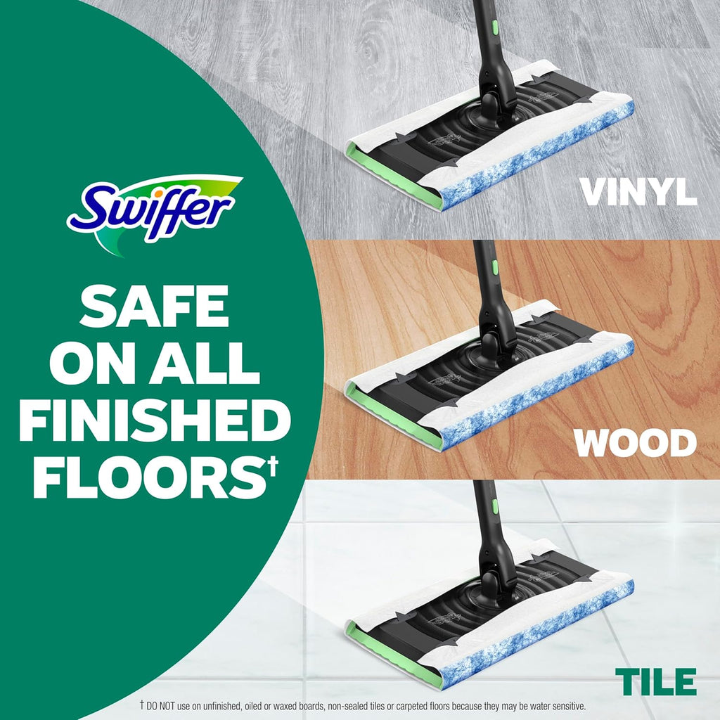 Swiffer Heavy Duty Mop Refills - Multi-Surface Cleaning Cloths with Outdoor Fresh Scent | 20 Count