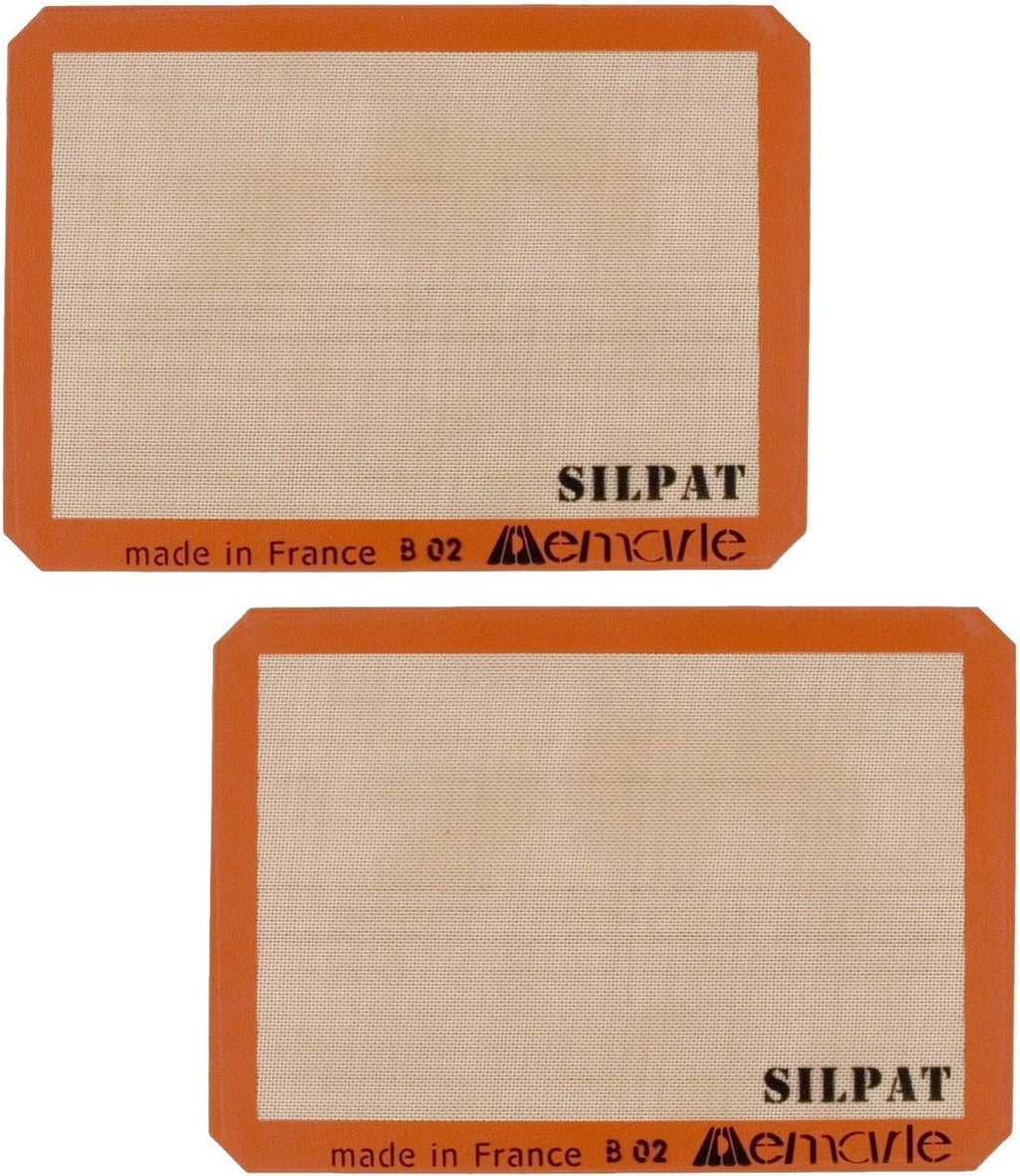 Silpat Nonstick Baking Mat - Half Size 11.6 x 16.5 Inch | Perfect for 13 x 18 Inch Pans, Set of 2