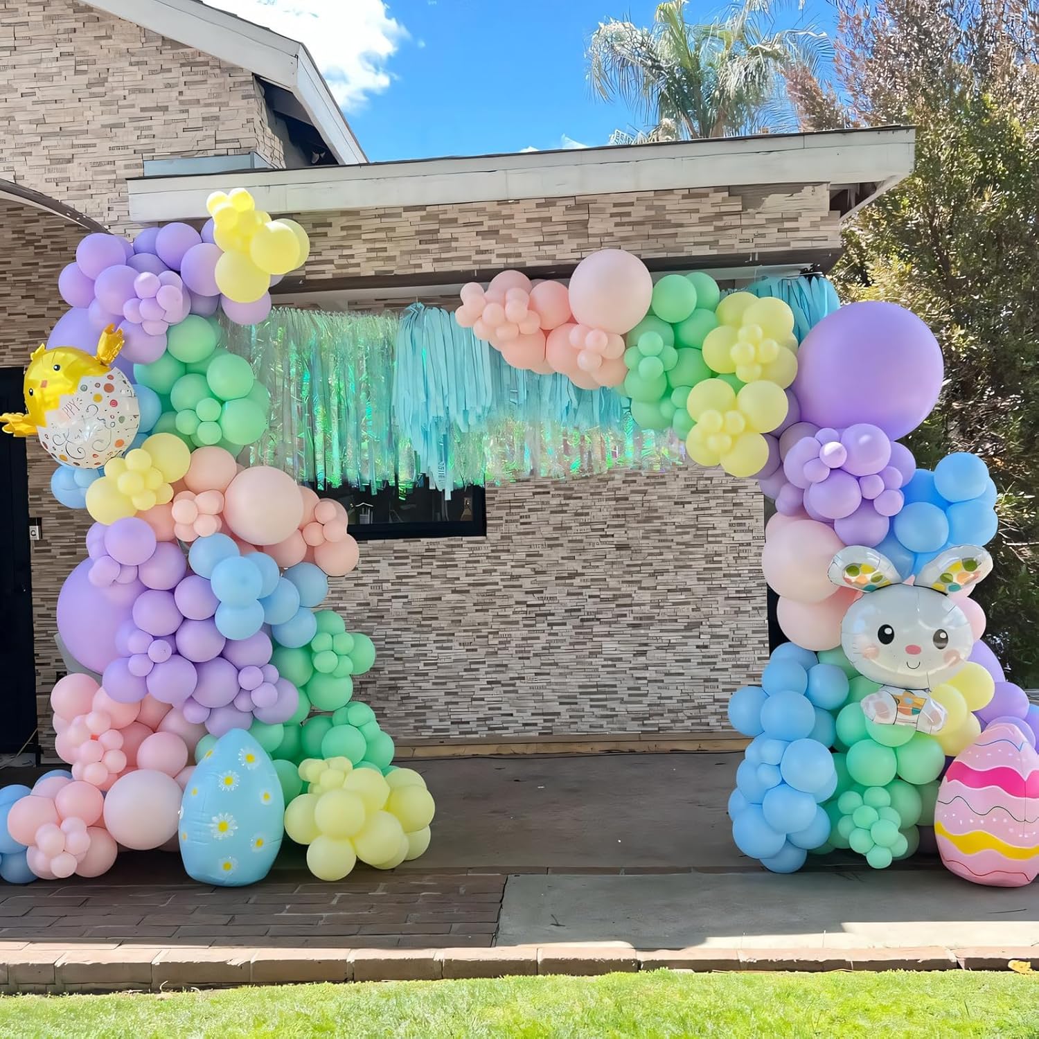 Pastel Balloons - 110pcs 12 Inch Rainbow Balloons for Birthday, Wedding & Baby Shower Decor