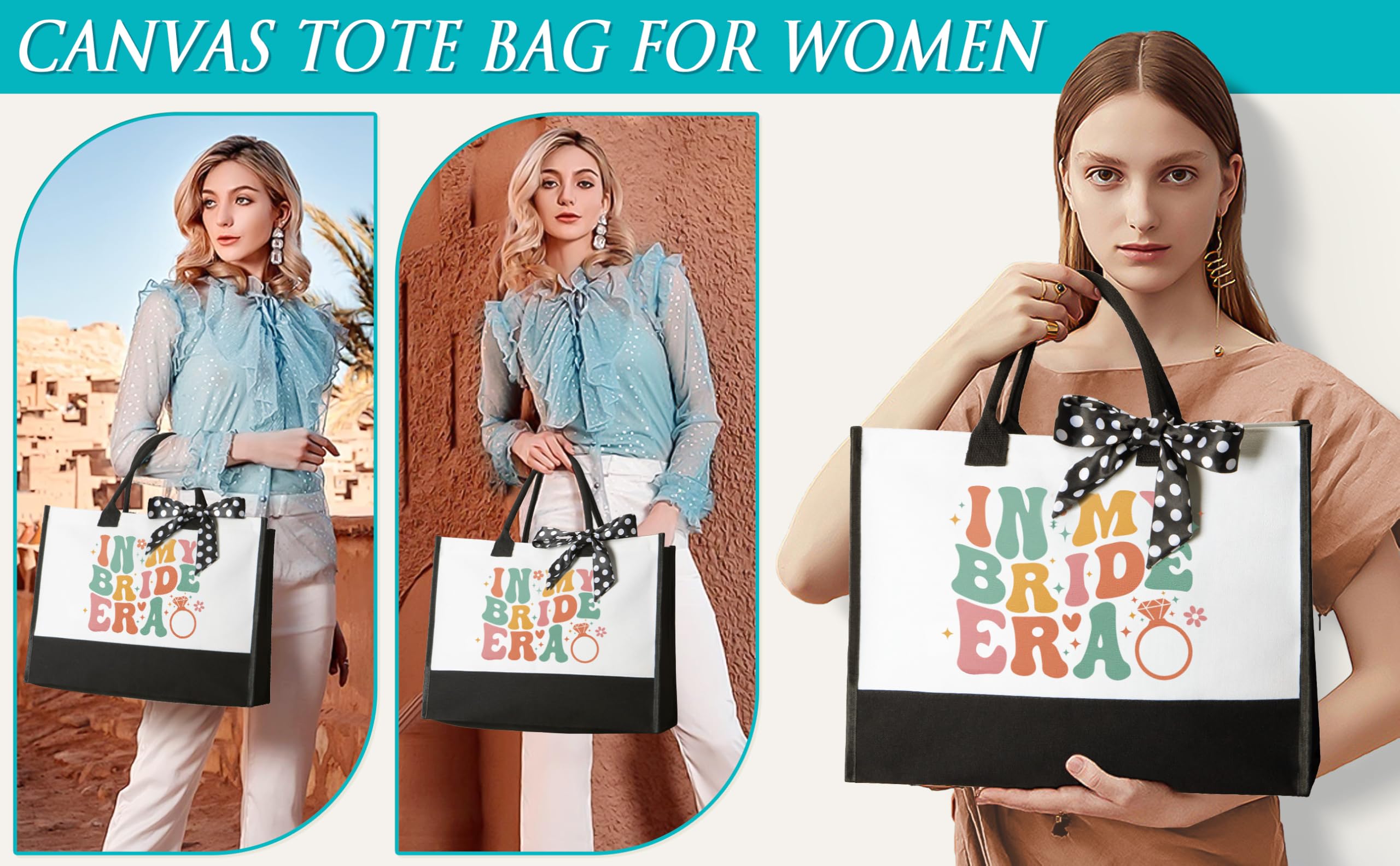 MAYICIVO Bridal Shower Gifts Bride Gifts for Bride to Be, Wedding Bachelorette Gift for Brides Future Mrs, Bachelorette Party Favors Engagement Gift for Her Women Fiancee w/Canvas Tote Bag Tumbler