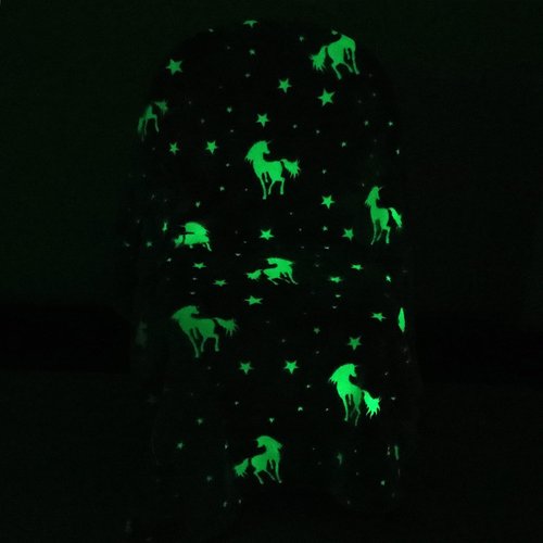 SALIMAH Glow in The Dark Blanket Unicorns Gifts for Girls, Toys for Girls Age 2 3 4 5 6 7 8 9 10 Year Old, Soft Kids Blankets Gifts for Grandkids Teens for Christmas Birthday, 60"x80"
