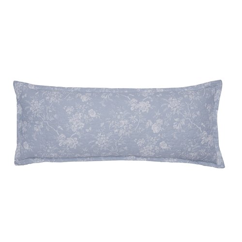 Laura Ashley Home - Daybed Set, Floral Bedding with Matching Shams & Pillow Cover, Home Decor for All Seasons (Walled Garden Blue, Daybed)