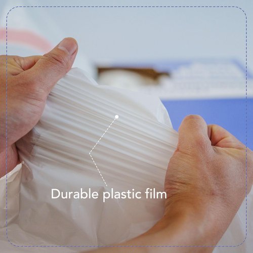 Emergiene 13 Gallon Drawstring Trash Bags, Lavender Scented 200 Count Tall Kichen Garbage Bags, Pre-Separated, Odor Control, Ultra Strong, Leakproof, Sturdy, White