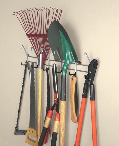 ClosetMaid Wall Mount Garage Tool Organizer Rack, Long Handle, 35538